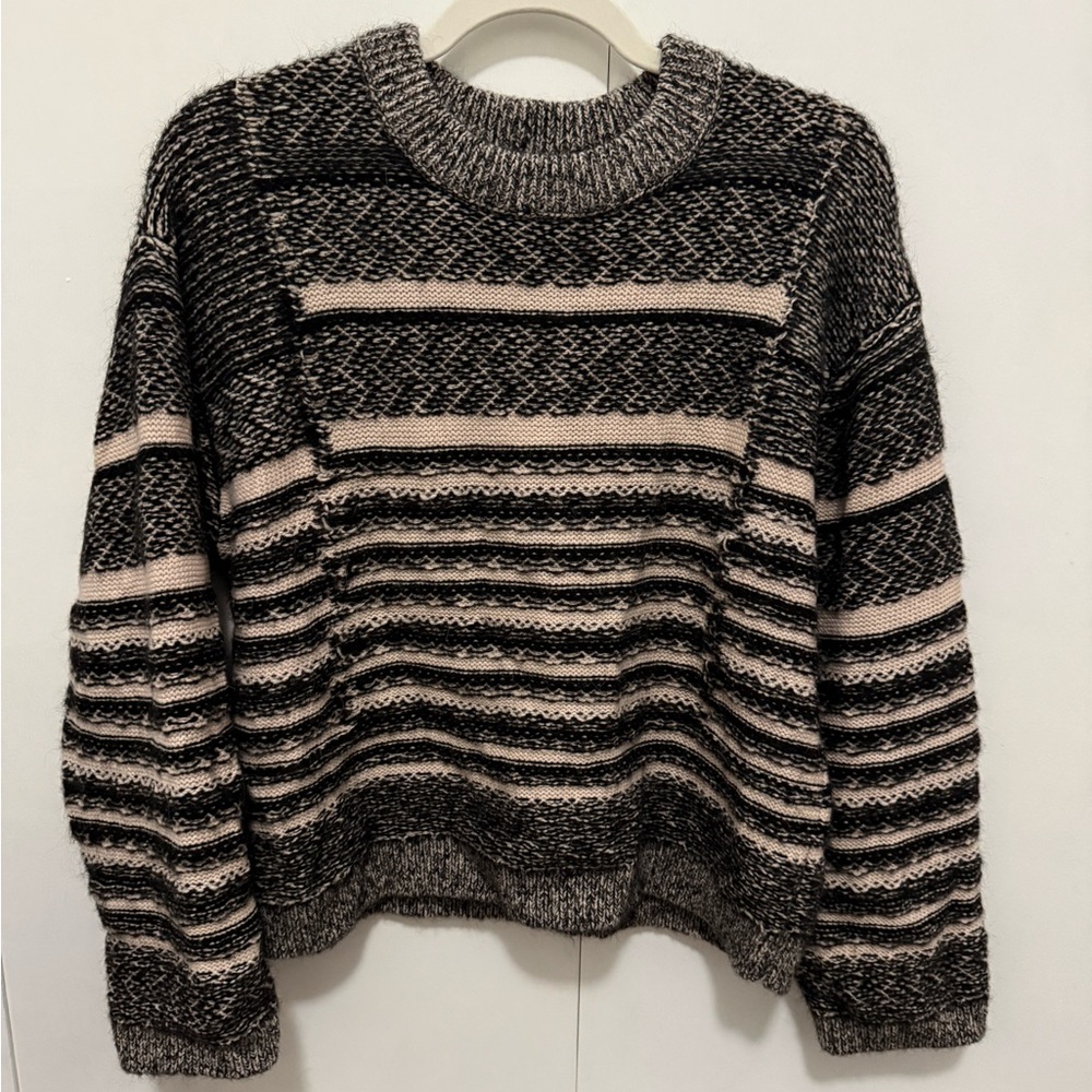 CLOSED Alpaca Mix Jacquard Jumper in Size XS